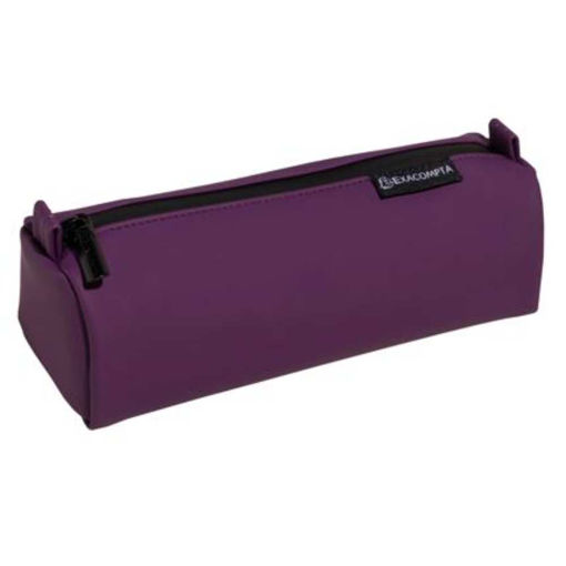 Picture of EXACOMPTA TITANE ROUND PENCIL CASE AUBERGINE